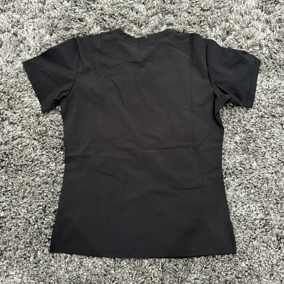 Scrubaid Stretch V-Neck Scrub Top in Black, Size S​​​​ - Picture 2 of 2